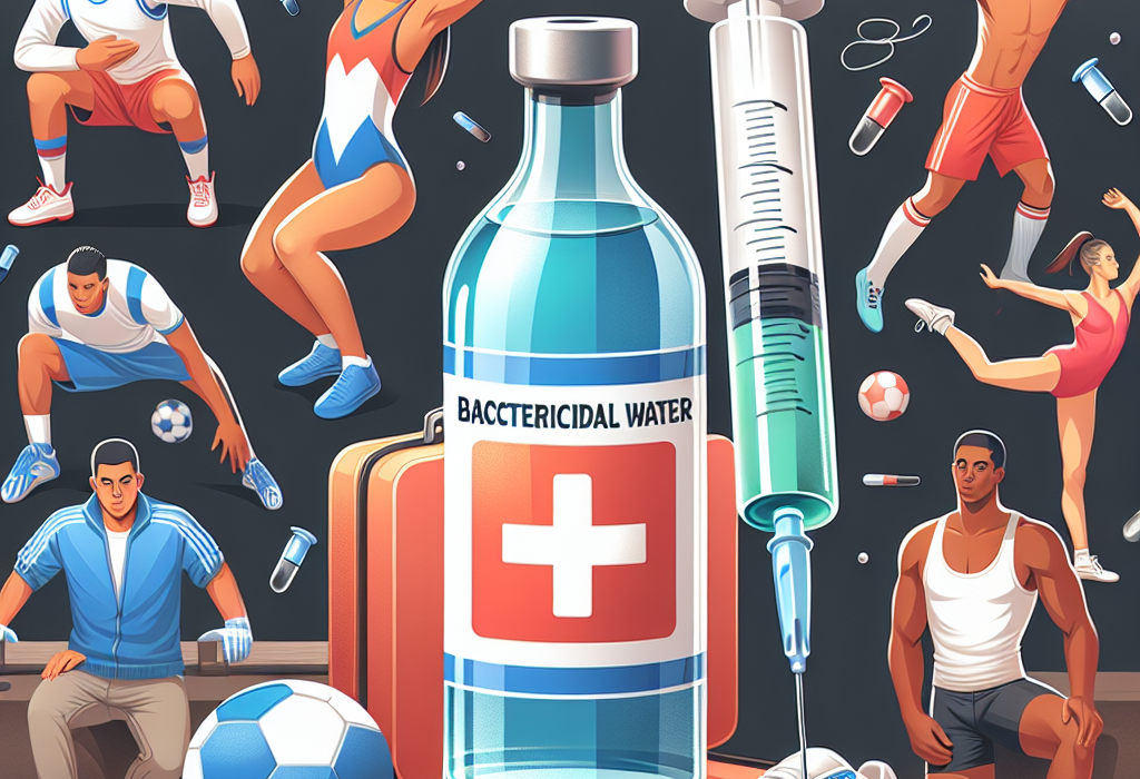 I vantaggi dell'acqua battericida per iniezioni nel mondo dello sport