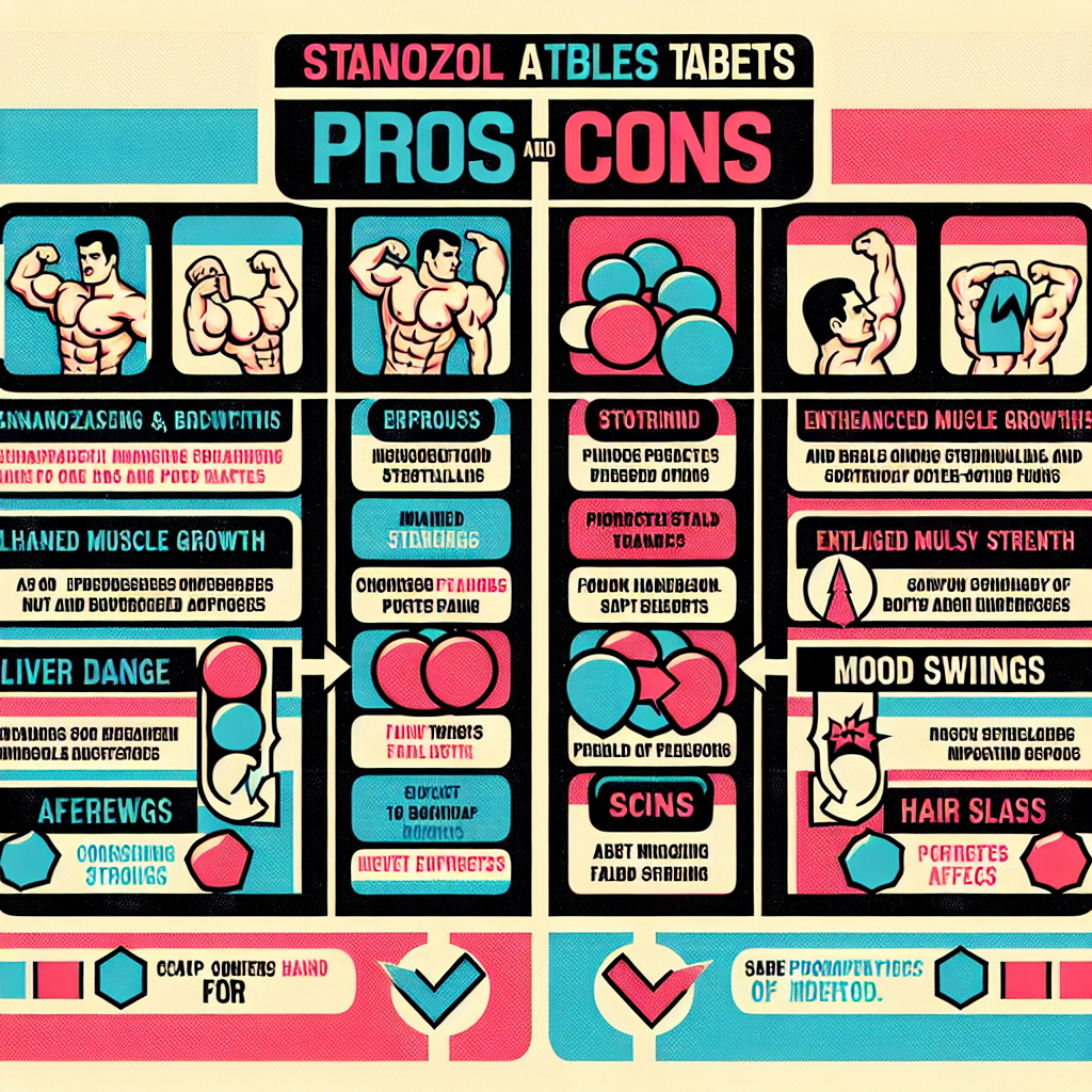 Stanozololo compresse nel bodybuilding: pro e contro